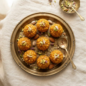Fresh Boondi Laddu from Baidyanath Dham
